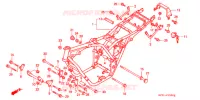 CADRE pour Honda CB 400 SUPER FOUR BLACK de 1996
