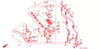 MAITRE CYLINDRE DE FREIN AVANT pour Honda CB 400 SUPER FOUR BLACK de 1996