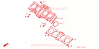 CYLINDRE pour Honda CB 400 SUPER FOUR DRIVING SCHOOL de 1995
