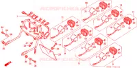 FEUX ARRIERE pour Honda CB 400 SUPER FOUR DRIVING SCHOOL de 1995