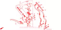 MAITRE CYLINDRE DE FREIN AVANT pour Honda CB 400 SUPER FOUR DRIVING SCHOOL de 1995