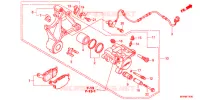 ETRIER DE FREIN ARRIERE pour Honda CB 1300 SUPER FOUR TOURING de 2012