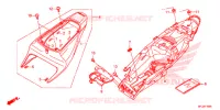 CARENAGES ARRIERE pour Honda CBR 600 RR ABS RED de 2012