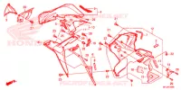 CARENAGES INFERIEUR (D.) pour Honda CBR 600 RR ABS RED de 2012