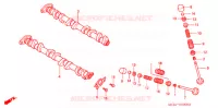 ARBRE A CAMES   SOUPAPE pour Honda CBR 929 RR ERION de 2001