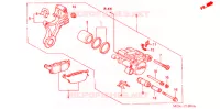 ETRIER DE FREIN ARRIERE pour Honda CBR 929 RR de 2001