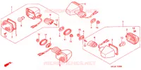 CLIGNOTANT pour Honda CBR 954 RR de 2003