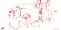 BATTERIE pour Honda CBX 250 TWISTER de 2003