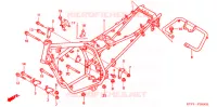 CADRE pour Honda CBX 250 TWISTER de 2003