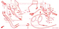 COMMODO   LEVIER   CABLE pour Honda CBX 250 TWISTER de 2003