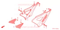 COUVERCLES LATERAUX pour Honda CBX 250 TWISTER de 2003