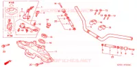 GUIDON   TE DE FOURCHE pour Honda CBX 250 TWISTER de 2003