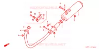 SILENCIEUX D'ECHAPPEMENT pour Honda CBX 250 TWISTER de 2003
