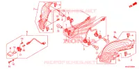 FEUX ARRIERE pour Honda S WING 125 ABS 2ED de 2012
