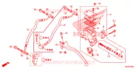 MAITRE CYLINDRE DE FREIN ARRIERE pour Honda S WING 125 ABS 2ED de 2012