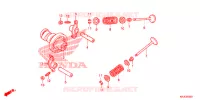 ARBRE A CAMES   SOUPAPE pour Honda S WING 125 ABS de 2012