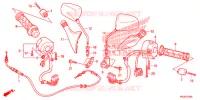 COMMODO   CABLE   RETROVISEUR pour Honda S WING 125 ABS de 2012