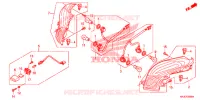 FEUX ARRIERE pour Honda S WING 125 ABS de 2012