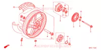 ROUE ARRIERE pour Honda CBX 250 TWISTER de 2004
