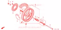 ROUE AVANT pour Honda CBX 250 TWISTER de 2004