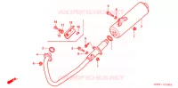 SILENCIEUX D'ECHAPPEMENT pour Honda CBX 250 TWISTER de 2004