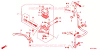 MAITRE CYLINDRE DE FREIN AVANT (STD) pour Honda CBR 400 R WHITE de 2014