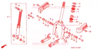 FOURCHE pour Honda CH 80 ELITE de 2003