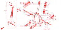 FOURCHE pour Honda CH 80 ELITE de 2005
