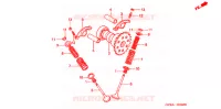 ARBRE A CAMES pour Honda CH 80 ELITE de 2005