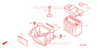 BATTERIE pour Honda CH 80 ELITE de 2005