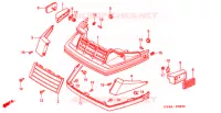 PARE BRISE   ARAIGNEE pour Honda CH 80 ELITE de 2005