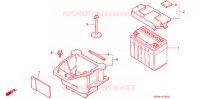 BATTERIE pour Honda CH 80 ELITE de 1996