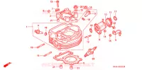 CULASSE pour Honda CH 80 ELITE de 1996
