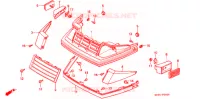 PARE BRISE   ARAIGNEE pour Honda CH 80 ELITE de 1996