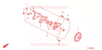 POMPE A HUILE pour Honda CH 80 ELITE de 1996