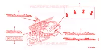 AUTOCOLLANTS pour Honda 50 JAZZ de 2008