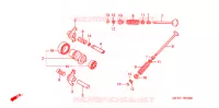 ARBRE A CAMES   SOUPAPE pour Honda 50 METROPOLITAN 2 SPECIAL de 2005