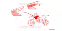 AUTOCOLLANTS pour Honda CR 125 R de 1998