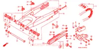 BRAS OSCILLANT pour Honda CR 125 R de 1998