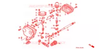 SOUPAPE D'ECHAPPEMENT pour Honda CR 125 R de 1998