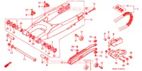 BRAS OSCILLANT pour Honda CR 125 R de 1999