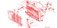 RADIATEUR pour Honda CR 125 R de 1999