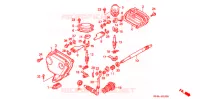 SOUPAPE D'ECHAPPEMENT pour Honda CR 125 R de 1999