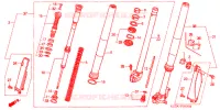 FOURCHE pour Honda CR 250 R de 2006