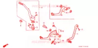 PEDALE pour Honda CR 250 R de 1992