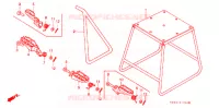 REPOSE PIED pour Honda CR 250 R de 1992