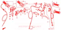 COMMODOS   POIGNEES pour Honda CR 500 R de 1998