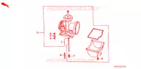PIECES DE CARBURATEUR pour Honda CR 500 R de 1998