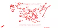 CADRE pour Honda CR 80 R BIG WHEEL de 1997