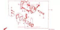 ETRIER DE FREIN AVANT pour Honda CR 80 R BIG WHEEL de 1997
